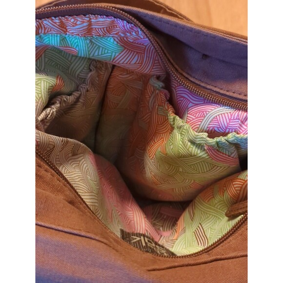 The Sak Ventura Brown Leather Backpack Convertible Cross Body Bag - Picture 9 of 11